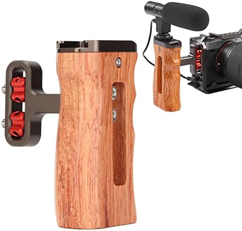 Univerzalna strana drvena drška za kameru, hvataljka za kameru, ručicu za kameru, sa hladnim nosačem za cipele,