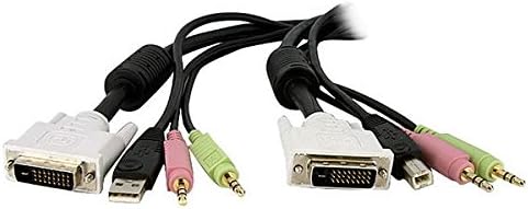 StarTech 4-u-1 USB DVI KVM prekidač kabl sa Audio