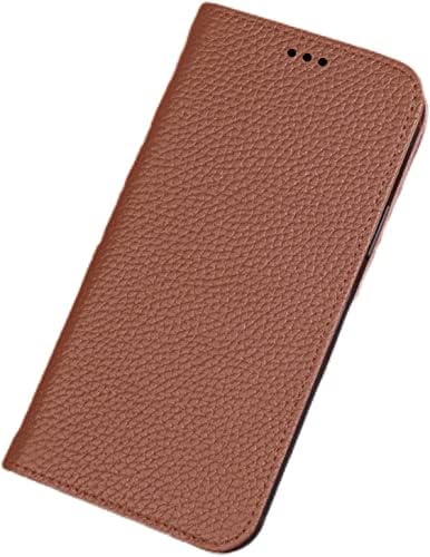 Koeok futrola za iPhone 14 Plus, luksuzna preklopna futrola sa magnetnim zatvaračem od prave kože