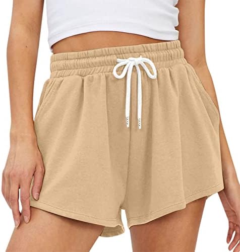 Ljetne premium mekane šljokice The Shars Ženske zveške kratke hlače Ležerne ljetne udobne atletske kratke hlače Elastične