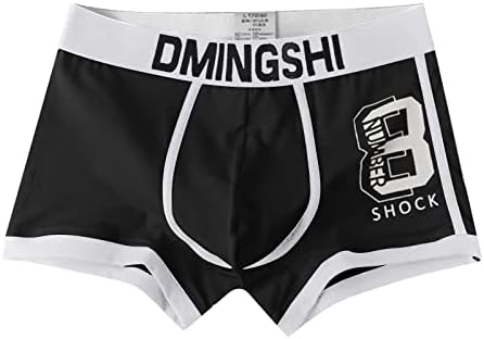 Muški bokser kratke hlače muške donje rublje bokseri gaćama mekani udobni pamučni viskozni rub rubnica muškarci bikini