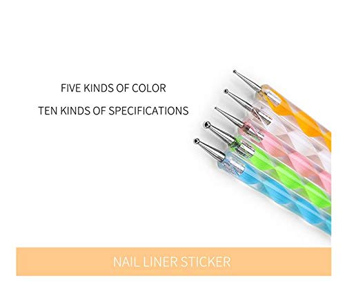 Gokeop Smart nail Lamp Usb Nail Pen Setovi dodatne opreme za nokte sa 15kom fleksibilne četke za nokte, 5kom