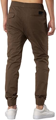 ITALIMORN Khaki Joggers hlače s džepovima za muškarce