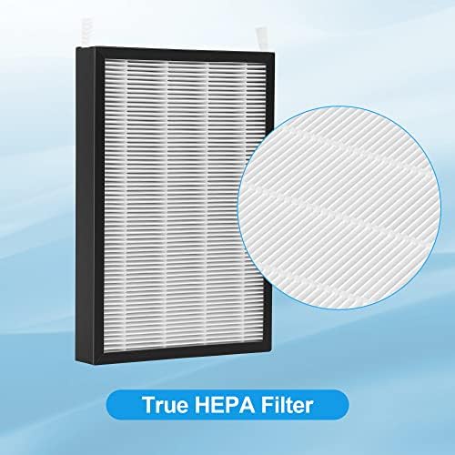 Zamjenski HEPA / karbonski Filter za vazduh 3-pakovanje za NuWave OxyPure prijenosni pročišćivač za velike prostorije i Dom