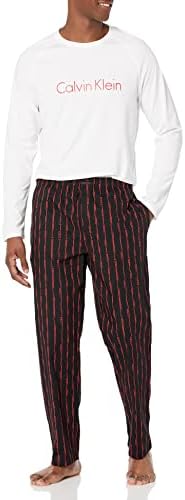 Calvin Klein Muški odmor Dugi rukav i tkani Pajama hlače