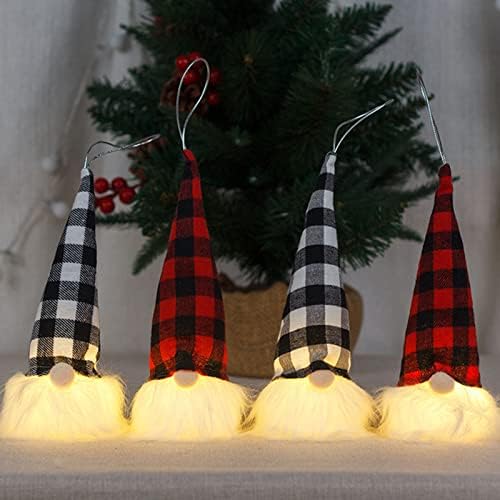 Plišani dekor Nisse Božić Švedski dekor Witch Gnomes Tonte Dekoracija i objesi Prirodni drveni perling Garland