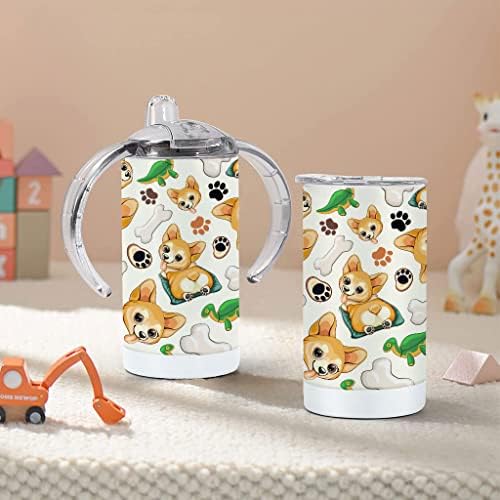 Corgi Sippy Cup - Pas Baby Sippy Cup-Slatka Sippy Cup