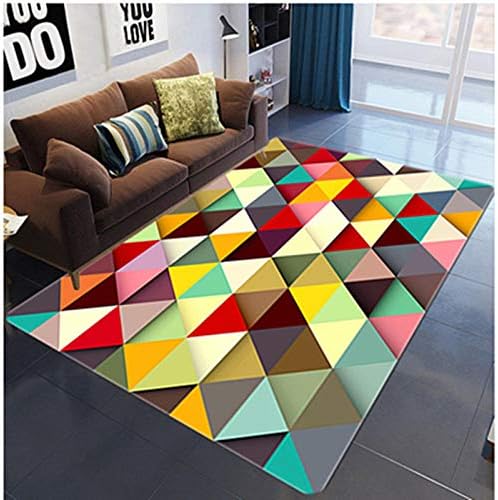 LHGBGBLN boja geometrijski 3d tepih prostirke za dječje spavaće sobe za igru Baby Crawling mat mat Non-Slip mat