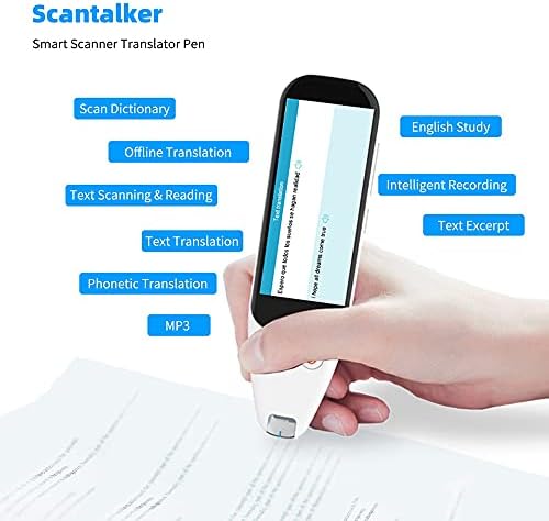 Iuljh Portable Scan translation pen Exam Reader uređaj za Prevodioca glasovnog jezika Touchscreen WiFi / Hotspot veza / Offline funkcija