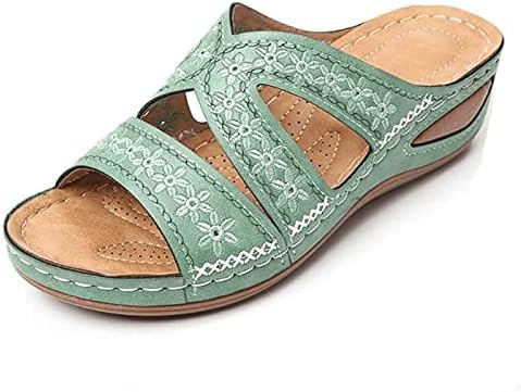Žene klizne sandale Udobni non klizište otvorene papuče za nožne prste lagane ljetne klinove