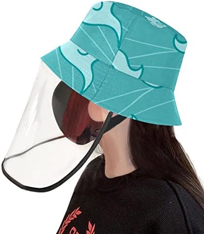 Zaštitni šešir za odrasle sa štitnikom za lice, ribarskom šeširu protiv sunčane kape, japansko