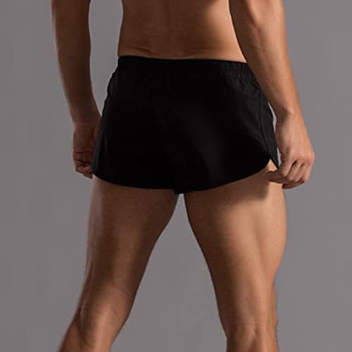 Muške ljetne hlače od solidne boje elastične trake labavo brzo suhi casual sportski trčanje ravno