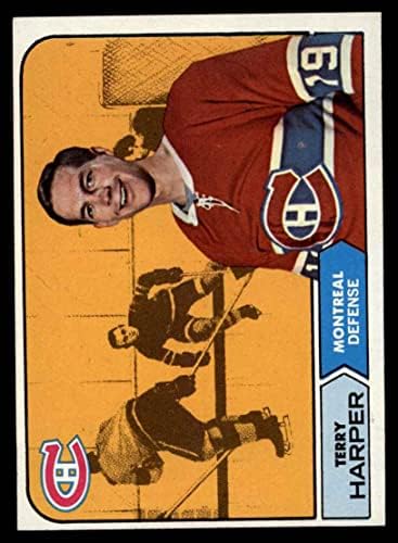 1968 TOPPS 57 Terry Harper Montreal Canadiens VG / ex CanaDiens