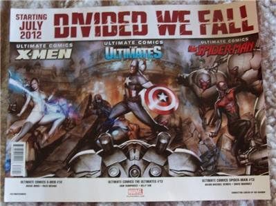 Podijeljen mi jesen / X-Treme X-Men D / S 10 X13 Originalni promo poster SDCC 2012