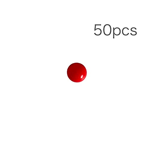 12mm 50pcs Delrin Polioksimetilen čvrste plastične kuglice za nošenje po meri napravljene u crvenoj boji