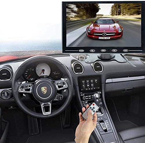 CAMECHO 9-inčni LCD Monitor HD ekran u boji, 2 Video ulaza/HDMI/VGA, podrška za rezervnu kopiju automobila, Mini PC ekran, CCTV, kućna sigurnost, sa daljinskim upravljačem