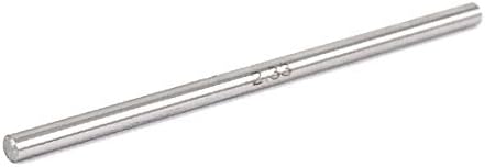 X-dree Dia +/- 0.001mm Tolerancija cilindrična šipka mjerna piljka mjerač gage (2,34 mm dia
