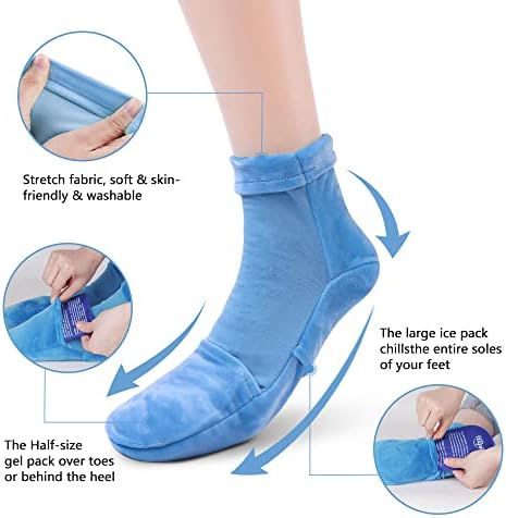 Hilph cold Therapy Socks & ručni paket leda hladne rukavice za hemoterapiju neuropatija, paket hemoterapije