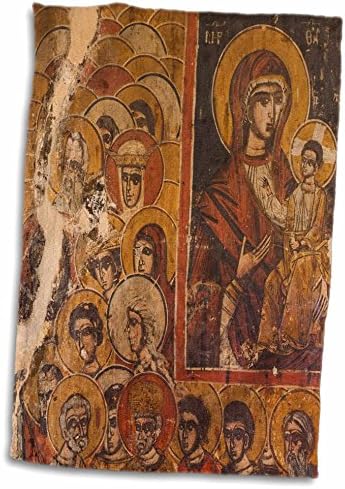 3droza Albanija, Korča, MBORJA, Freske Crkve Svete uskrsnuće - ručnici