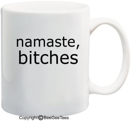 Beegeetees Namaste, b1tches kava ili čaj čaša joga šalica poklon