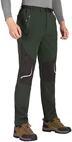 Vanjski toplo muške Casual toplo pantalone čvrste Vjetrootporne vanjske hlače s pojasom plišani