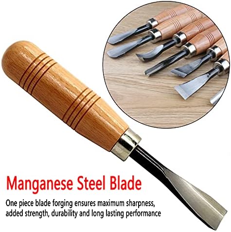 Drvoprerađivački set dlijeta za rezbarenje 8 komada alati za rezbarenje noža oštro ručno dlijeto DIY Alati