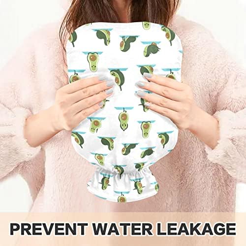 Flaše za toplu vodu sa poklopcem avokado vreća za toplu vodu za ublažavanje bolova, menstrualni grčevi, vreća za toplu vodu 2 litra