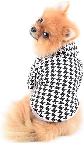 Smalllee_lucky_store Pet ljetna odjeća Handstoots Majica Tee Puppy Hoodie sa rupama za povučene rupe za malu mačku mačju mačka pamučna košulja top yorkie chihuahua odjeća
