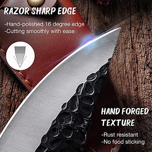 Huusk nož za panjenje za mesni snop sa 7-inčnim nožem za mesni cepa