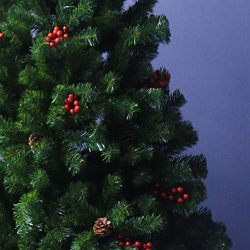 Dulplay PVC božićno drvce, ekološki ukrašeni drveće osjećaju stvarno optičko vlakno drvo u štandu borov