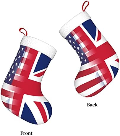 TZT američke zastave i britanske zastave Božićne čarape, Xmas Holiday Party pokloni za porodične