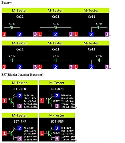 WWZMDIB LCR-T7 Cijelni grafički prikaz Višenamjenski tester tester tranzistora TFT dioda tride kapacitet