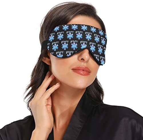 Unisex Sleep maska ​​za oči Vintage-Emt-Paramedic Night Sleep Maska Komforno omot za spavanje za vrijeme spavanja