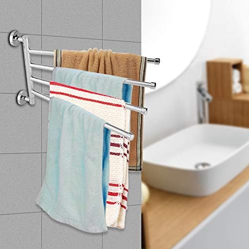 Rotirajuća ručnika, nosač ručnika zida, nosač ručnika za ručnik, nehrđajući čelik za uštedu ručnika