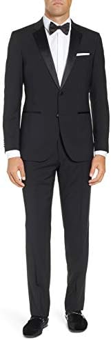 Adam Baker Muška klasična i tanka fit dvodijelna formalna tuxedo odijelo - dostupno u mnogim