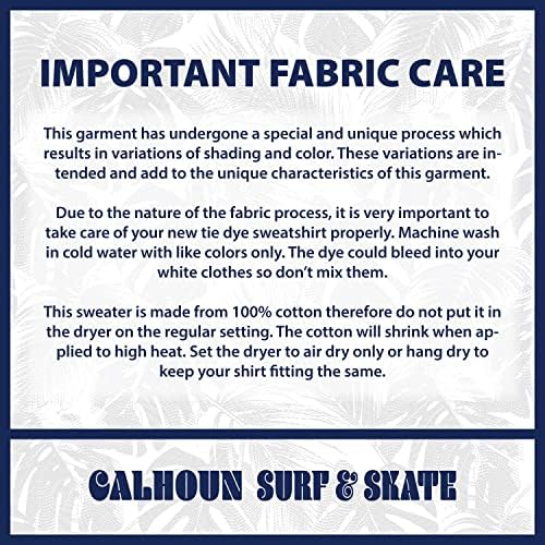 Calhoun NHL Surf & amp; Skate Unisex Spiral Tie Dye Ultra-meka dukserica za pulover - kolekcija Sunset