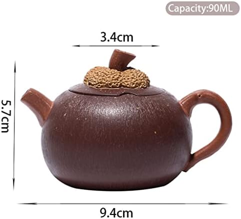 NisedFy 90ml Yixing ljubičasti glineni čajnik Poznati ručno rađeni čajnik Kineski Zisha Tea set čajnika Kolekcija poklona