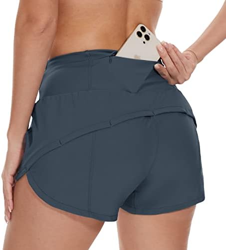 Cagola Atletska kratke hlače za žene džepove Visoko struk ljetni aktivni kratke hlače Work Workout Right