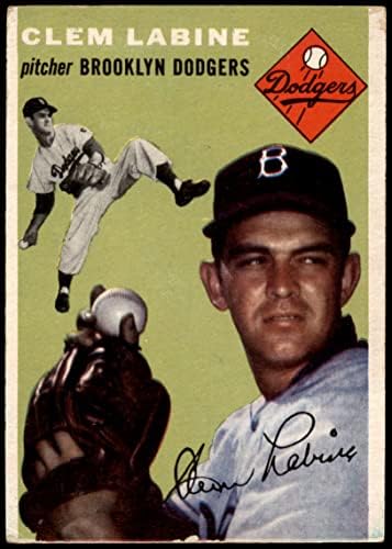 1954. TOPPS # 121 Clem Labine Brooklyn Dodgers VG / ex Dodgers