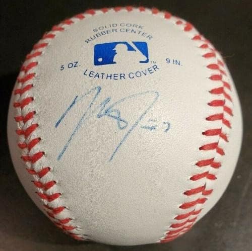 Mike pastrmka potpisan bejzbol JSA Autentičan loa vintage rano rookie potpis - autogramirani bejzbol