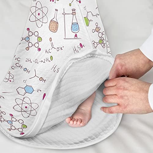 VVFelixl Hemistry uzorak bebe Nosivi ćebe, vrećicu za spavanje za spavanje za dojenčad, vreća za spavanje