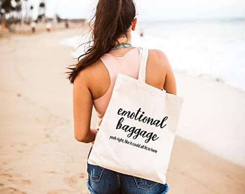 GXVUIS Emotional prtljaga Platnena torba za žene višekratna Radna putovanja namirnice ramena torbe za kupovinu djevojke smiješni pokloni