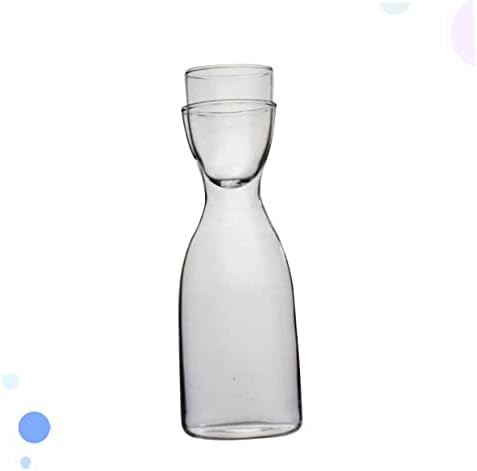 LuxShiny 1 set staklene vode boce staklene bacač staklene bacač čiste staklene boce sa kapicama limunada