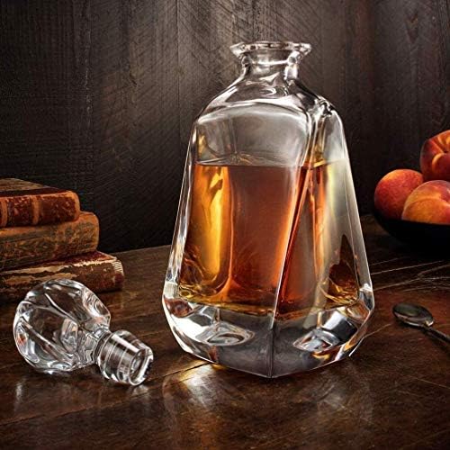 KEKEYANG Whisky Glass Decanter, 700ml Crystal Decanter Whisky Glass, savršen za dom, restorane i zabave