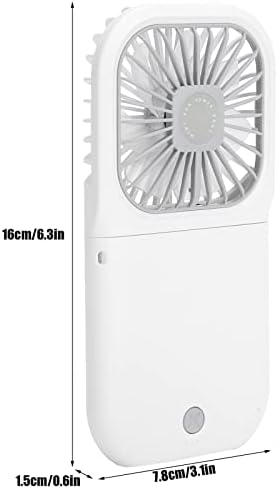 PLPLAAOOO ventilator za vrat, 6,3 x 3,1 x 0,6 u hlađenju osobnog ventilatora, 3 brzina podesiva
