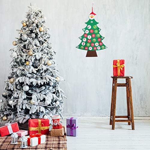 ABOOFAN 6 paketa favorita kalendar dekoracije materijal za dekor Claus dekorativna vrata poklon ured Božić