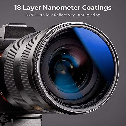 K & amp;F Concept 52mm kružni polarizator optički stakleni Filter za sočiva Ultra-Slim 18 višeslojni