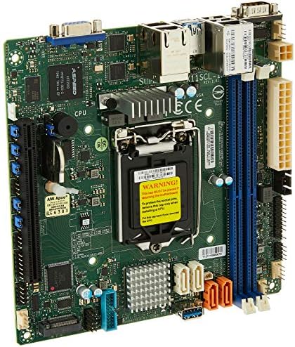 SUPERMICRO MBD-X11SCL-IF-O X11SCL-IF - matična ploča - Mini ITX - LGA1151 utičnica - C242 - USB 3.1 GEN 1-2 X Gigabit LAN - Na brodu