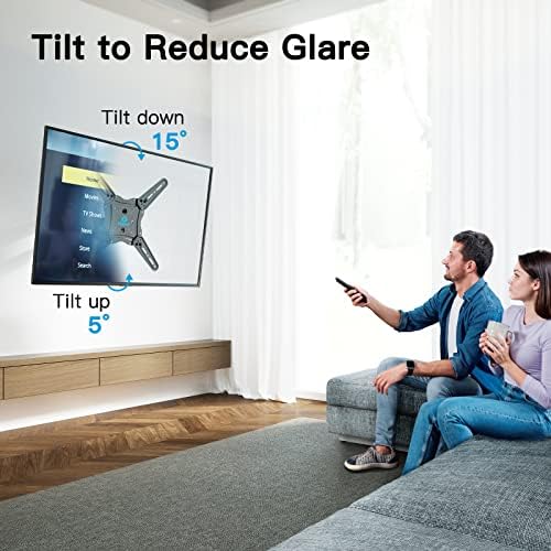 Pipishell Full Motion TV zidni nosač za 26-60 inča do 77 lbs max vesa 400x400mm; TV zidni montiranje Potpuno