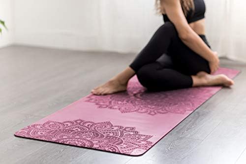 Yoga DESIGN LAB | Infinity Mat | Luksuzni Neklizajući dizajn pruža Neusporedivo prianjanje za potporu i lijepo poravnavanje | ekološki/W / traka za nošenje!